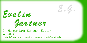 evelin gartner business card